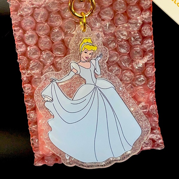 Stoney Clover Cinderella Bag Charm Keychain